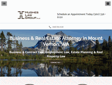 Tablet Screenshot of hughes-law-group.com